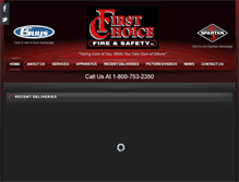 Tablet Screenshot of firstchoicetrucks.net